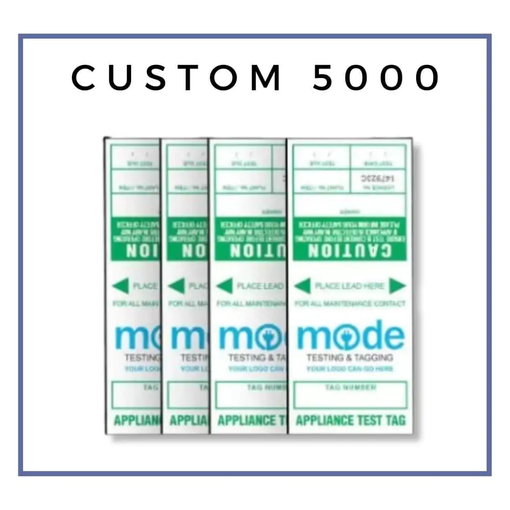 Custom Test Tag Labels 5000
